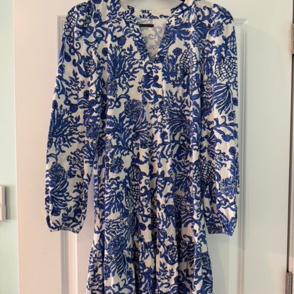 Lilly Pulitzer Alyssa A-Line Cotton Dress - Picture 1 of 2